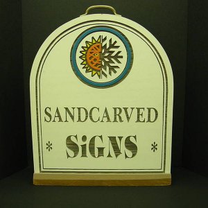 Sandcarved Sample oppisite side