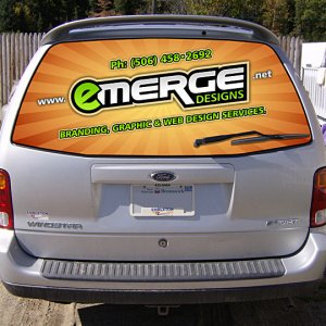 Emerge Designs Perf Back Window