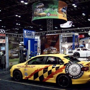 Pace Car Partial Wrap - Trade Show Panels too...