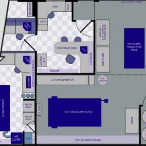 new location for CNC router