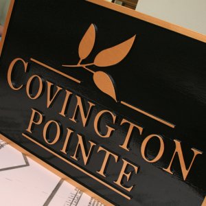 CNC Routed Subdivision Sign