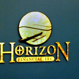 Horizon acrylic and signgold