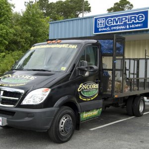 Encore Landscaping Truck Wrap