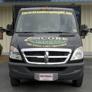 Encore Landscaping Truck Wrap