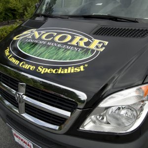 Encore Landscaping Truck Wrap