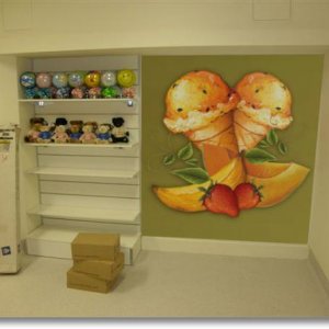 Wall graphic using Chalkart graphics