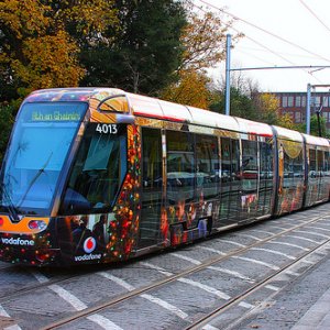 luas tram wrap