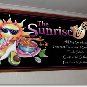 Sunrise Cafe Chalkboard