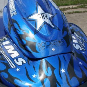 sims racing blue rockstar pwc