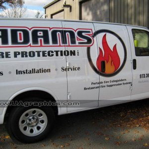 adams fire van