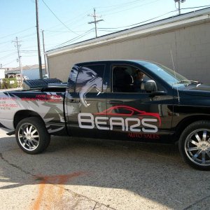 Partial Vehicle Wrap - Eight38 Sign Co.