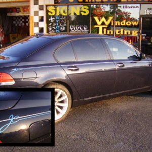 Custom pinstriping