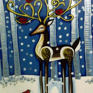 mural panel (painted)