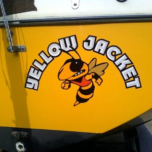 boat lettering in vynull