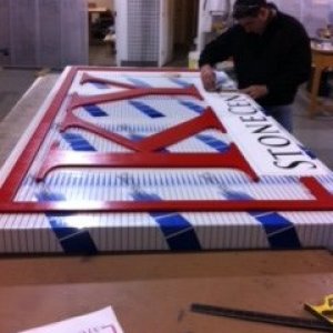 Cnc pvc on diebond