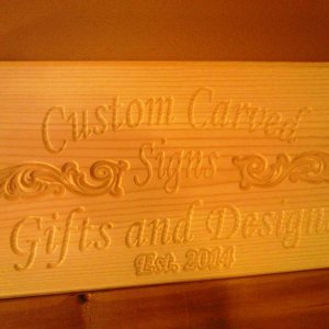 Custom Wood Carved Signs by Southern Signs and Design