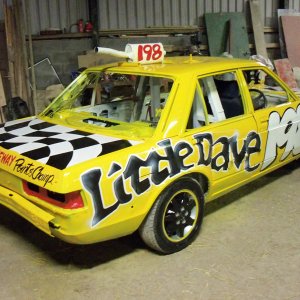 Mk2 Ford Granada - banger racing