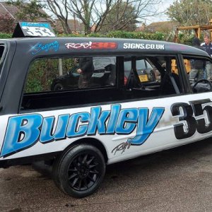 banger racing hearse