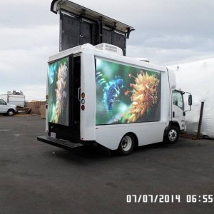 Digital Mobile Billboard Sign truck - built in August 2014 (2)
