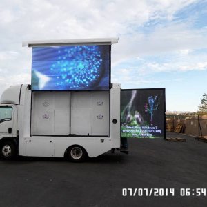 Digital Mobile Billboard Sign truck - built in August 2014(3)