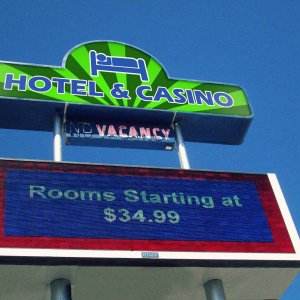 An LED Sign that we built in 2011