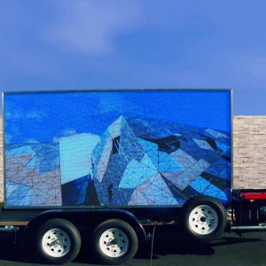 This is an LED Video Wall Sign Trailer that we built for Disney in 2011(2)
