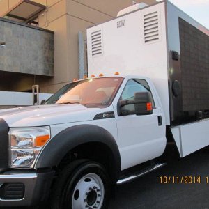 2013 Ford LED Sign Truck