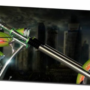 Drag Bike canvas print