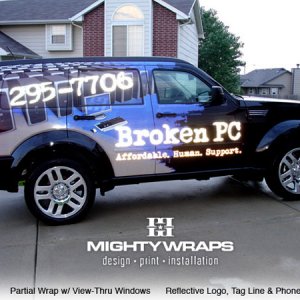 Broken PC vehicle. Design / Print / Install