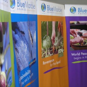 A few older trade show stand jobs for Blue Marble Brands from last year.