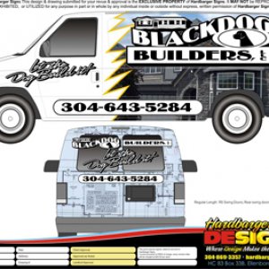 Black Dog Construction wrap