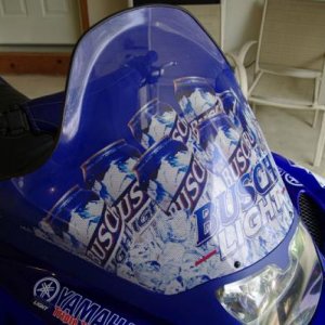 2000 Yamaha, created a template for entire sled, then used my template for the final design.