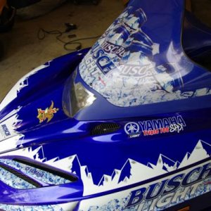2000 Yamaha, created a template for entire sled, then used my template for the final design.