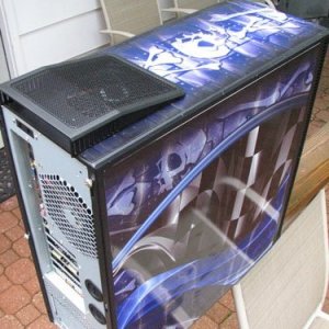 A friends pc case wrap