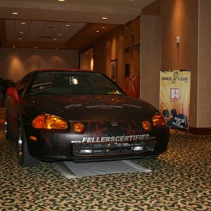 Valet parking to the extreme.  I parked it inside the hallways of The Renaissance Hotel here in Tulsa for a week.

2008 into 2009 Graphics.