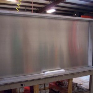Basic cabinet for Burger King, before I painted it...not a kit!