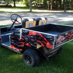 Garbage hauler cart