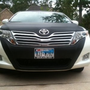 We did a partial wrap on this Toyota Venza with the 3M Carbon Fiber material