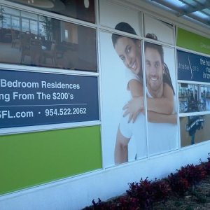 Window graphics Install, Ft Lauderdale, Fl