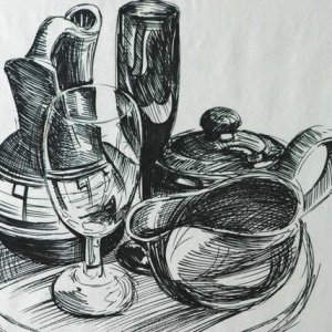 Kitchen Objects - Sharpie Marker