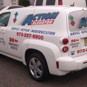 Action elev Artistic Signs Truck Lettering Fairfield NJ 2