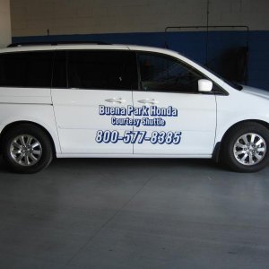 buea park honda van lettering