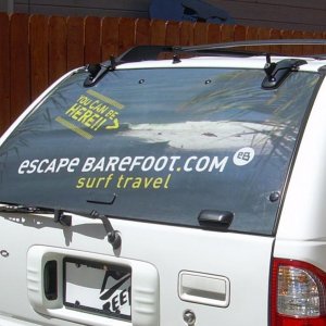 escape barefoot vehicle graphics