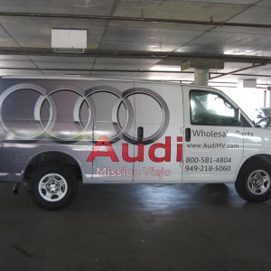 mv audi van wrap