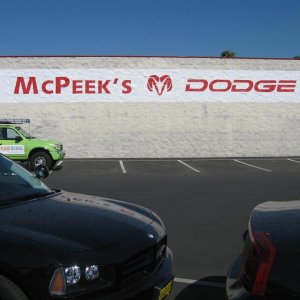 mcpeek dodge wall sign