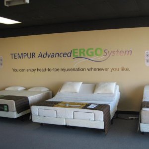 tempur pedic wall graphic