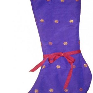 Heirloom Christmas Boot - Violet Silk