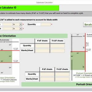 substrate calculator