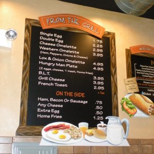 Bagel stores upscale menus