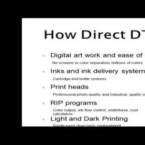 Introduction to Direct to Garment Printing and Profits